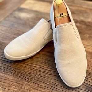 Seavees Baja Slip On Sneakers in Vintage Washed Linen